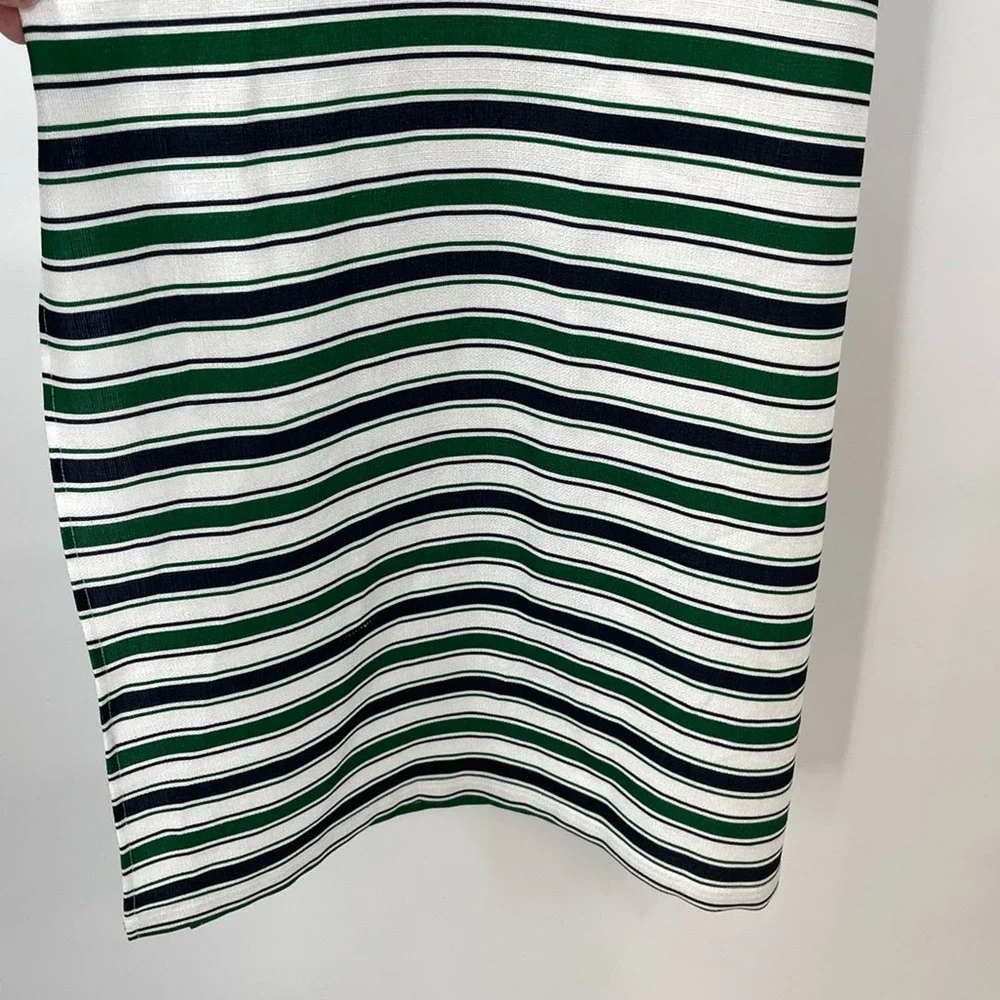 J.O.A. Striped Maxi Dress Side Slits Y2K 90s XS - Picture 3 of 10